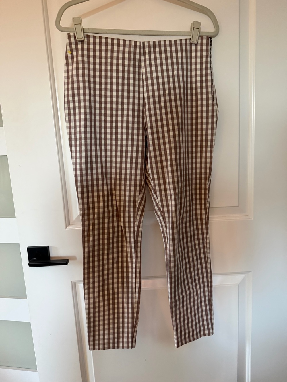 A New Day Brown Gingham Slim Fit Pants